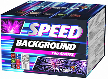 Батарея салютов Speed Background - 100 залпов0,6 (МАКСЭМ)
